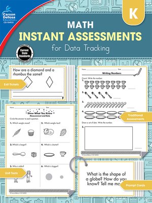 cover image of Instant Assessments for Data Tracking, Grade K - Math